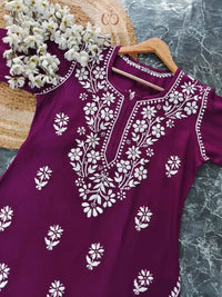 Latest Rayon Kurtis ( Fresh ) - chikankariofficial