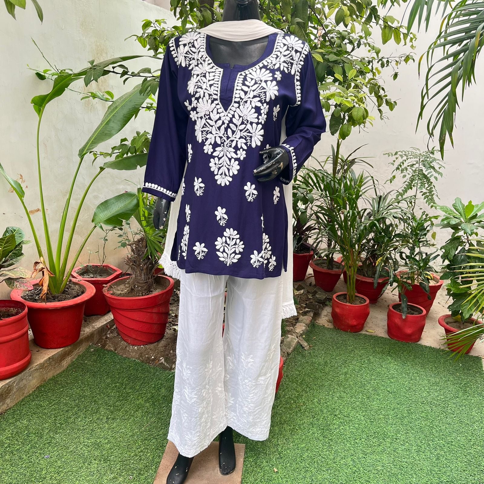 Latest Rayon Short Top - chikankariofficial