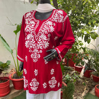 Latest Rayon Short Top - chikankariofficial