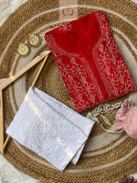 Light & Butter Soft Chikankari kurtis - chikankariofficial