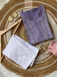 Light & Butter Soft Chikankari kurtis - chikankariofficial