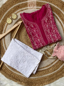 Light & Butter Soft Chikankari kurtis - chikankariofficial