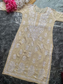 Light Shades Modal cotton kurtis - chikankariofficial