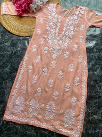 Light Shades Modal cotton kurtis - chikankariofficial