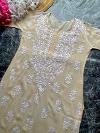 Light Shades Modal cotton kurtis - chikankariofficial