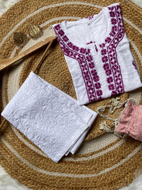 Light weight Butter soft Chikankari kurti - chikankariofficial