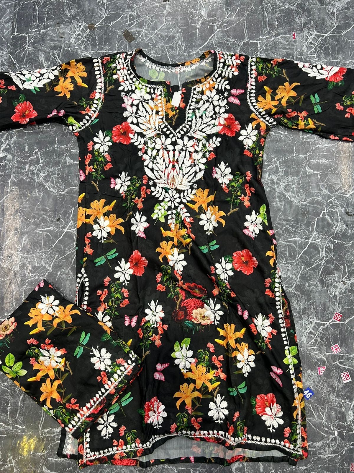 Limited Rayon co ord set - chikankariofficial