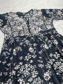 Long Adjustable Dori Gown - chikankariofficial