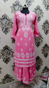 Long Chikankari Kurtis combo - Plus size - chikankariofficial