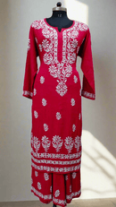 Long Chikankari Kurtis combo - Plus size - chikankariofficial