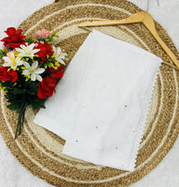 Lucknow Chikankari Tiki muqaish lace Dupatta - chikankariofficial