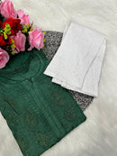 Lucknowi Chikankari Handwork Chanderi - chikankariofficial