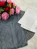 Lucknowi Chikankari Handwork Chanderi - chikankariofficial