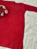 Lucknowi Chikankari Handwork Chanderi - chikankariofficial