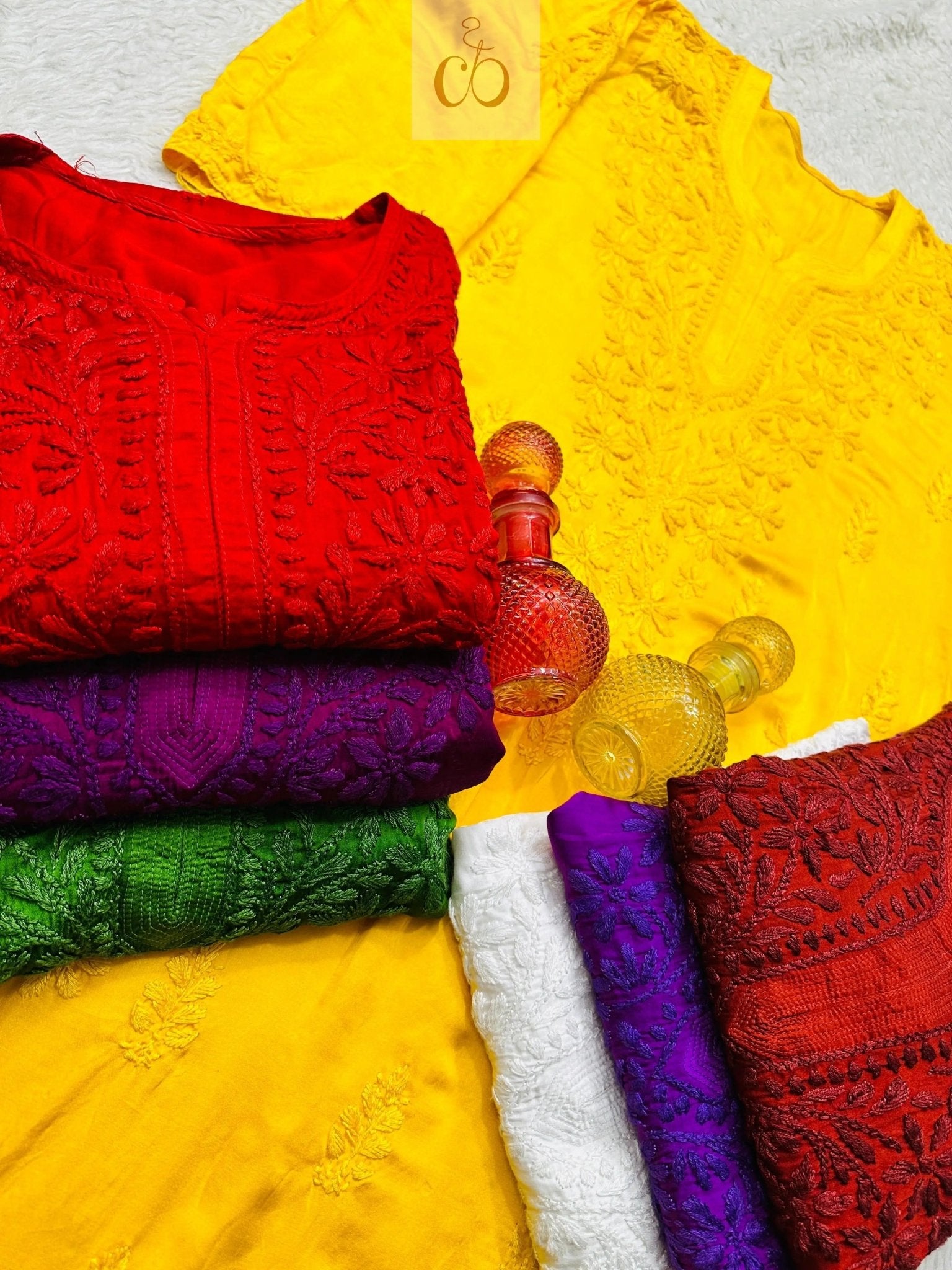 Lucknowi Chikankari Handworked Kurta - chikankariofficial