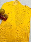 Lucknowi Chikankari Handworked Kurta - chikankariofficial