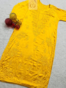 Lucknowi Chikankari Handworked Kurta - chikankariofficial