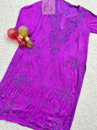 Lucknowi Chikankari Handworked Kurta - chikankariofficial