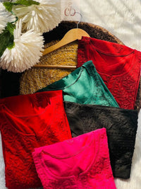 Luxe Rayon Adorned Kurti - chikankariofficial