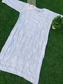 Modal Chikankaru Dyeable Kurta - chikankariofficial