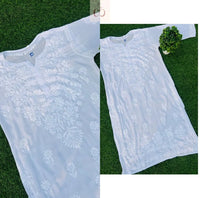 Modal Chikankaru Dyeable Kurta - chikankariofficial