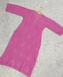 Modal cotton chikankari buta in fresh shades - chikankariofficial