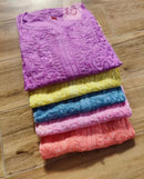 Modal Cotton Dyed Kurtis - chikankariofficial