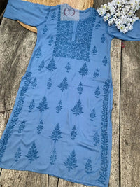Modal Cotton Dyed Kurtis - chikankariofficial