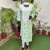 Modal Digital Print kurta - chikankariofficial