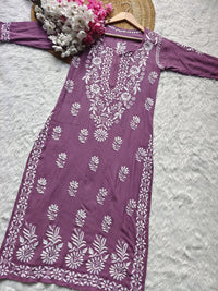 Modal Luxuries Daman Chikan Kurtis - chikankariofficial