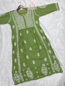 Modal Nyra Cut Gown - chikankariofficial