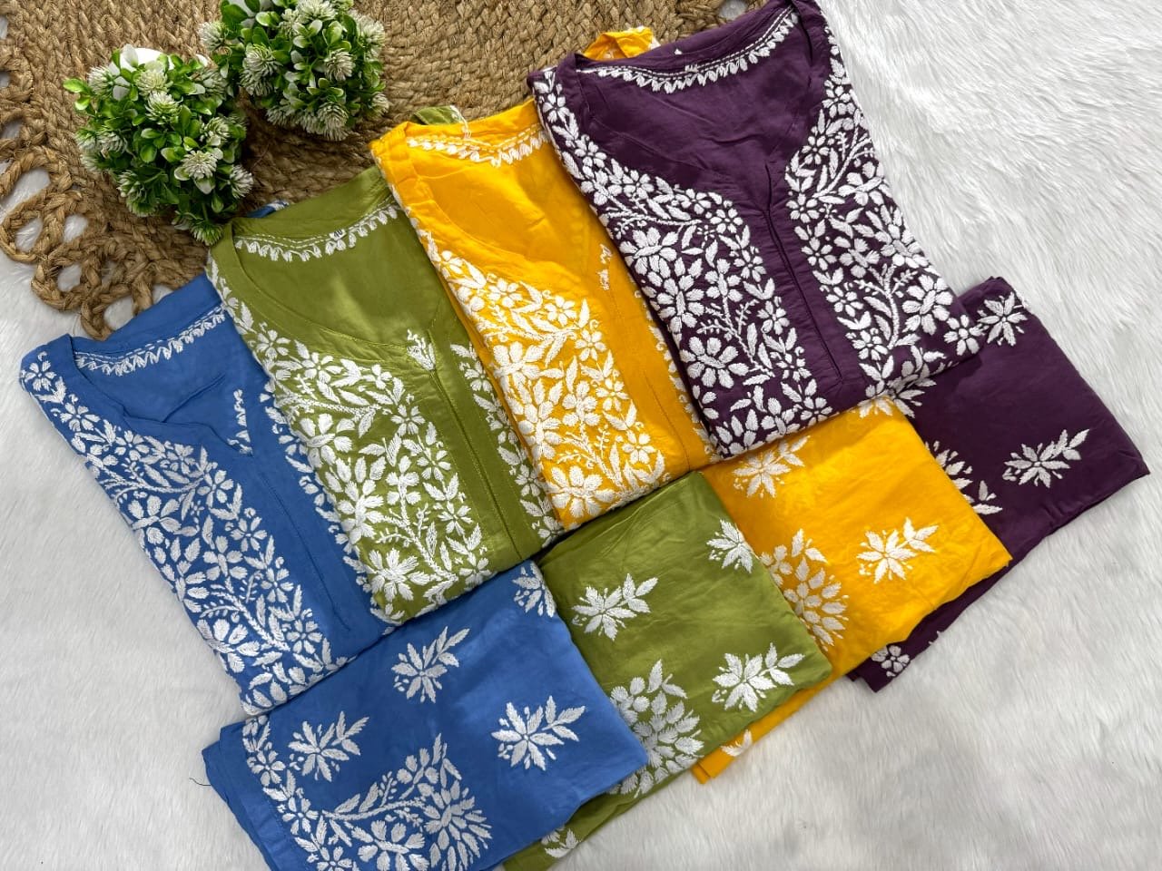 Modal plazzo Combo - chikankariofficial