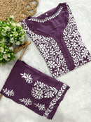 Modal plazzo Combo - chikankariofficial