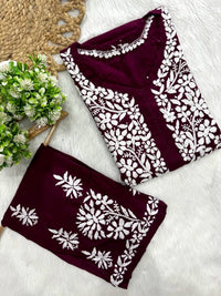 Modal plazzo Combo - chikankariofficial