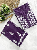 Modal Plazzo Combo Feel the comfort Edition - chikankariofficial