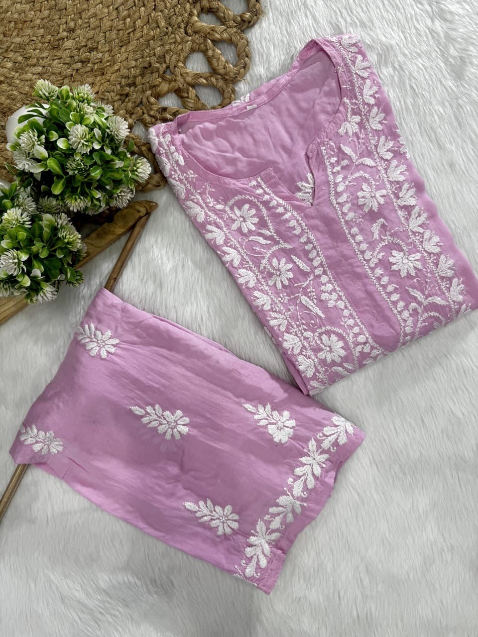 Modal Plazzo Combo Feel the comfort Edition - chikankariofficial