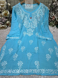 Modal Short Top Plus sizes - chikankariofficial