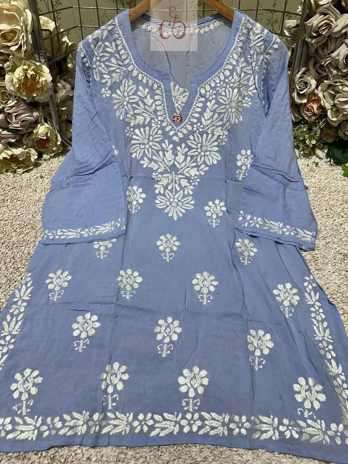 Modal Short Top Plus sizes - chikankariofficial