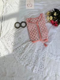 Most Viral Short Mirror Gown - chikankariofficial