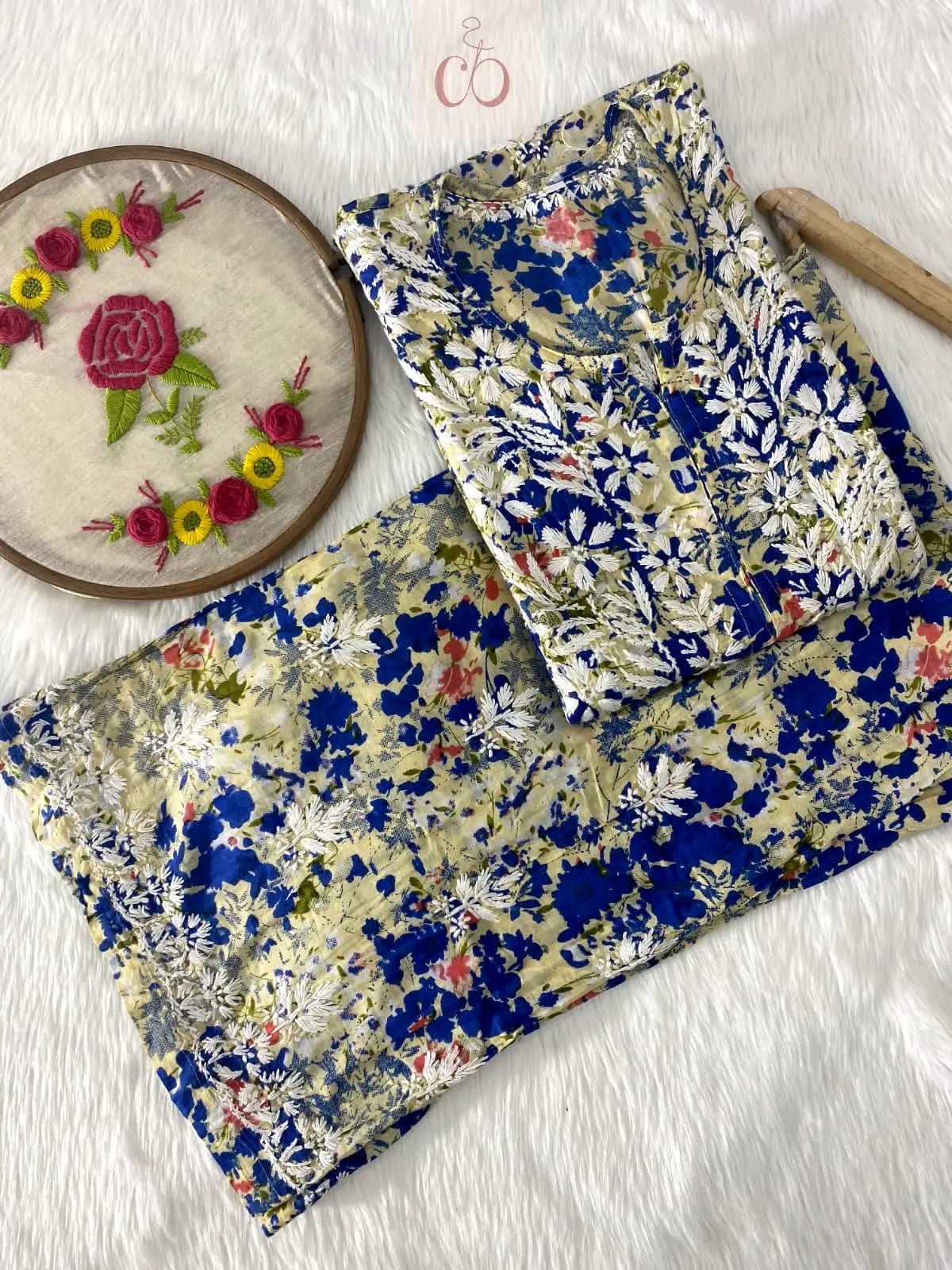 Mul Cotton Combo - chikankariofficial