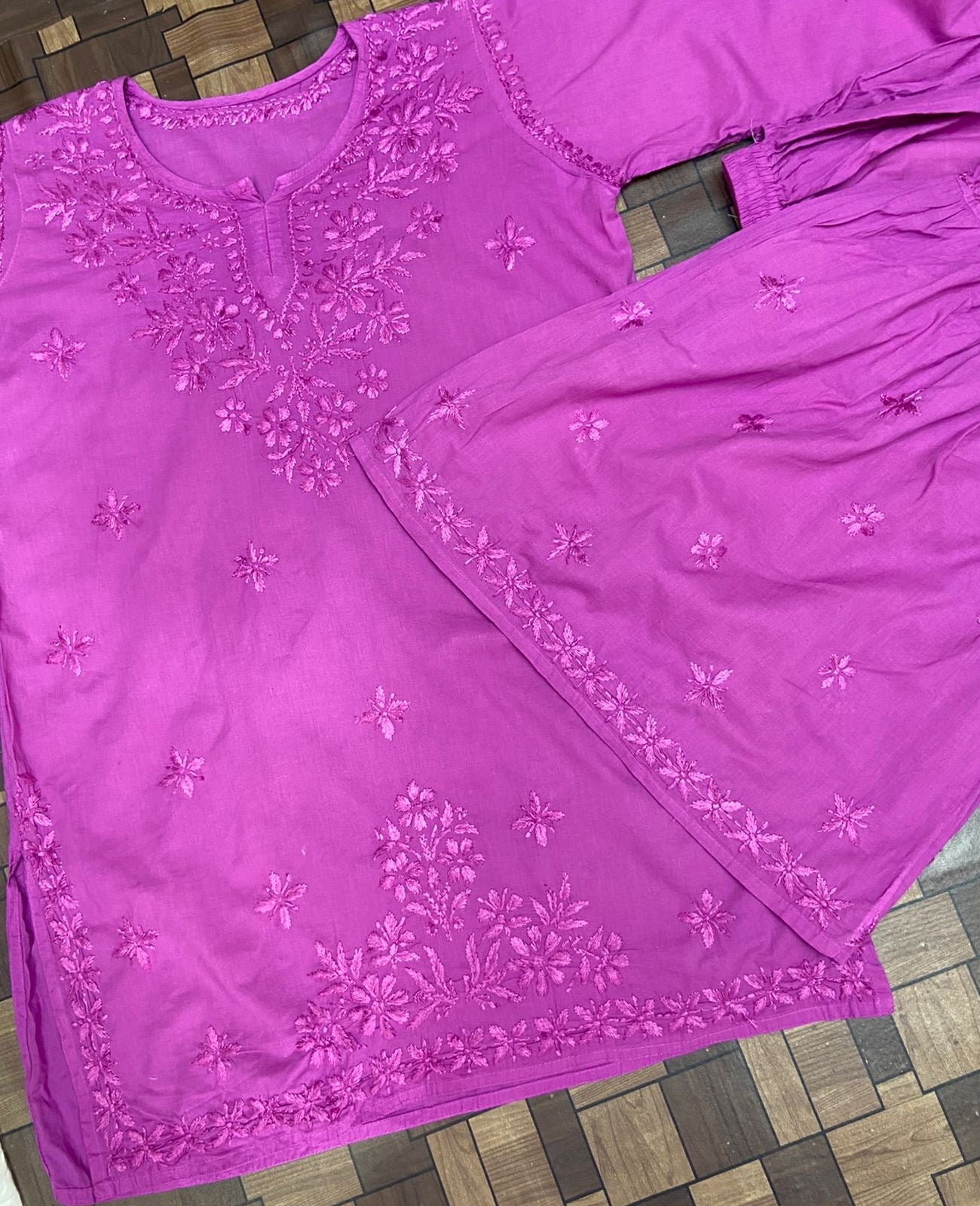 Mul Cotton Heavy Gharara set