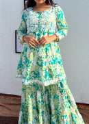 Mul Gharara Set - chikankariofficial