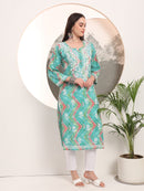 Mul Handwork Kurtis - chikankariofficial