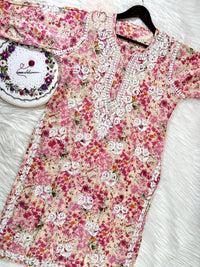 Mul Mul plazzo Printed Combo - chikankariofficial