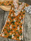 Mul Mul printed Kurta - chikankariofficial