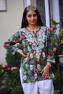 Mul Short top in new concept - chikankariofficial
