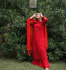 Muqaish Buti Jaal Set with Inner - chikankariofficial