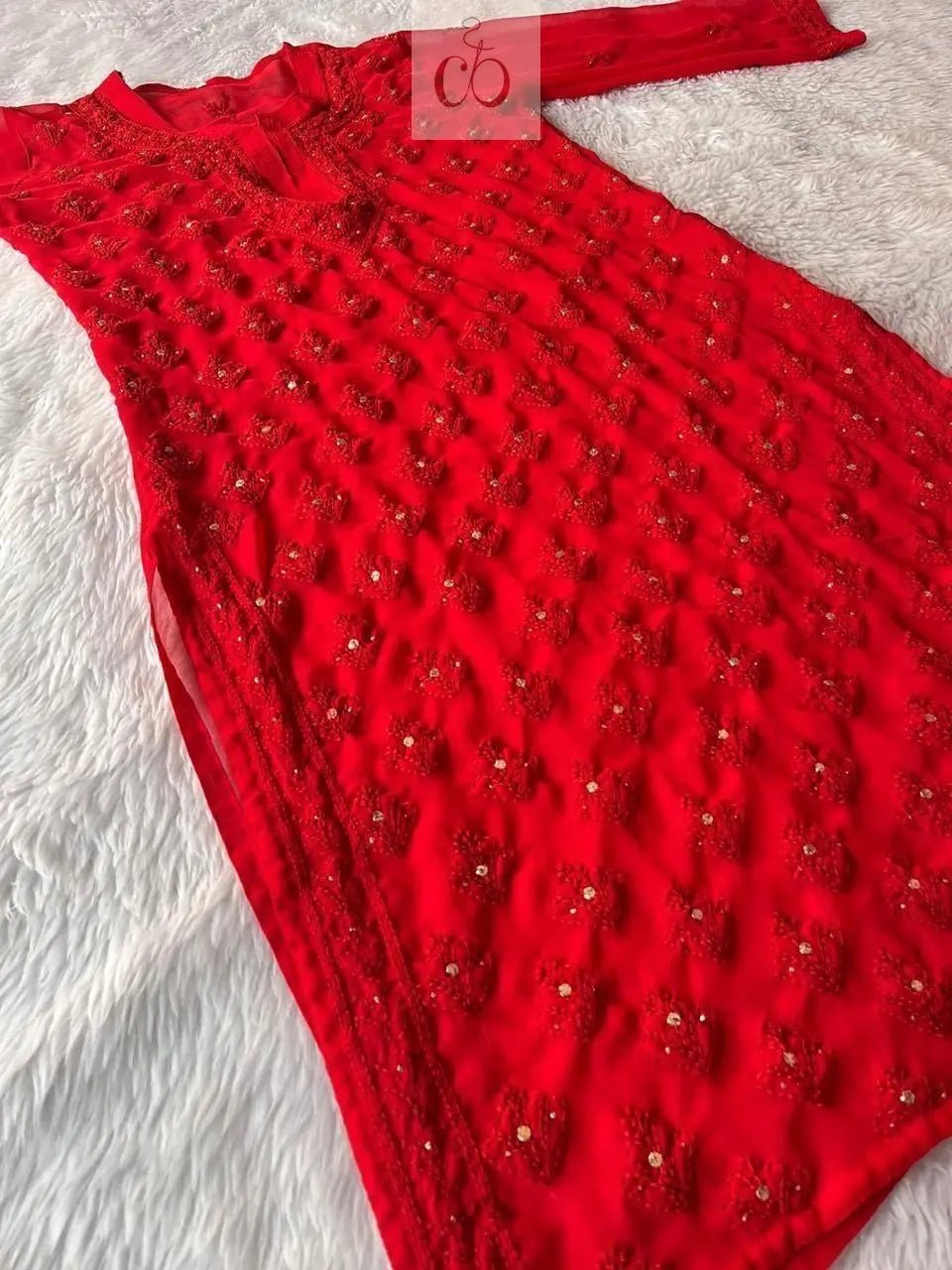 Muqaish Buti Jaal Set with Inner - chikankariofficial