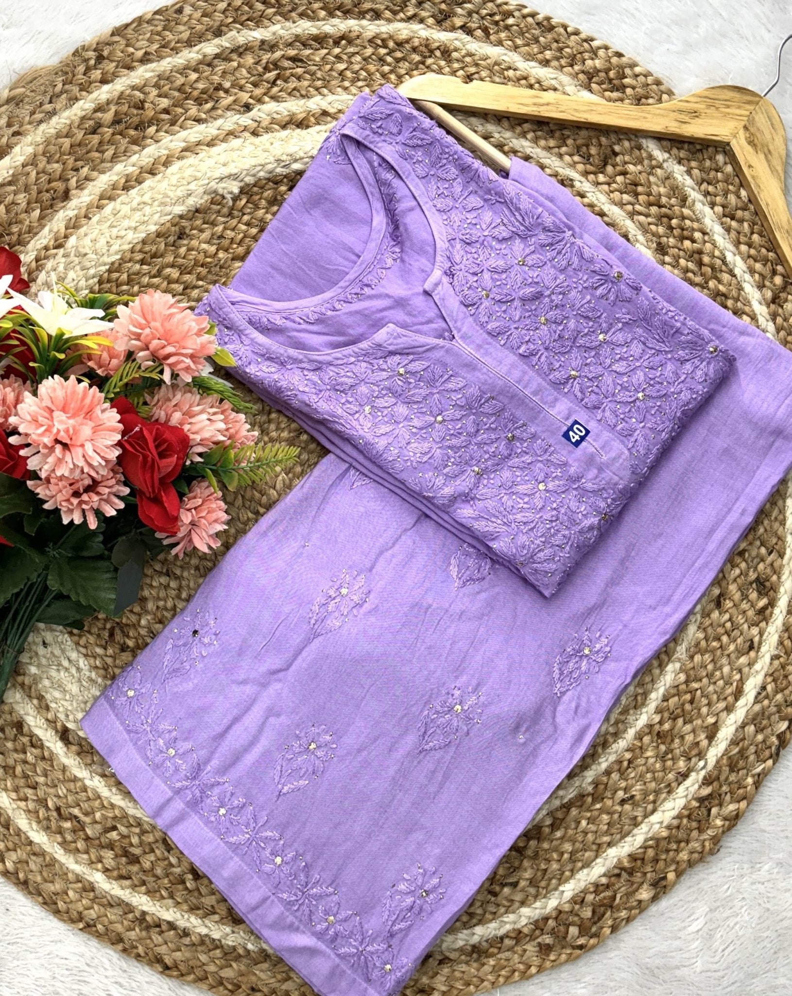 Muqaish Work Special Rayon Combo - chikankariofficial