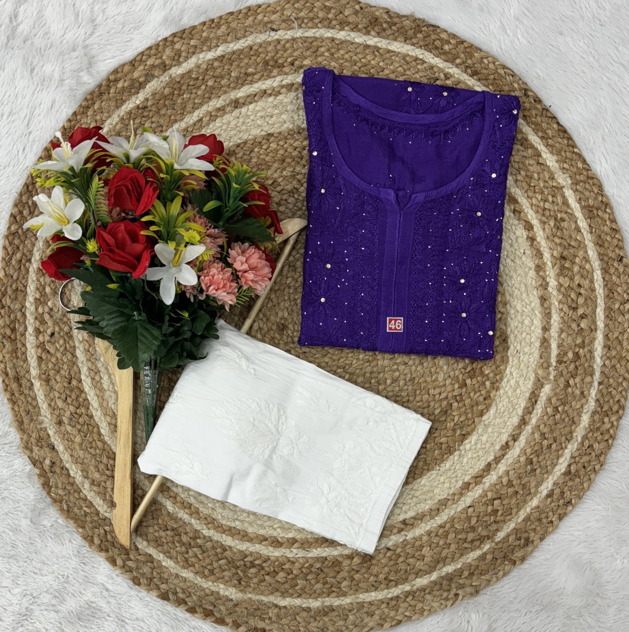 Muslin Muqaish Ghass Patti - chikankariofficial